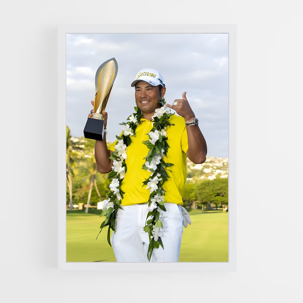 Poster Triomphe de Matsuyama – affiche Golf (vue 3)